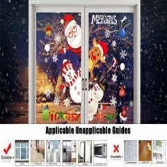 Weihnachtsdeko Fenster Weihnachten Fensterbilder Weihnachten Fenstersticker Fensteraufkleber Pvc Fensterdeko Selbstklebend Fur Turen Schaufenster Vitrinen Glasfronten Deko Weihnachtsdeko