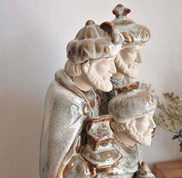 LNDDP Katholische Skulptur, Krippe Figur des Heiligen Vaters Statue Kirche Kirche Dekoration Sammlung Geschenke - 3