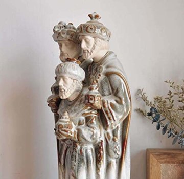 LNDDP Katholische Skulptur, Krippe Figur des Heiligen Vaters Statue Kirche Kirche Dekoration Sammlung Geschenke - 4