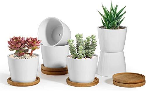  T4U 6er Set Mini Künstliche Kaktus Deko Kunstpflanze